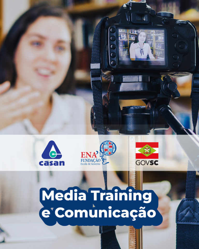 Escola de Governo ENA e a CASAN promovem curso de Media Training e Comunicação Estratégica
