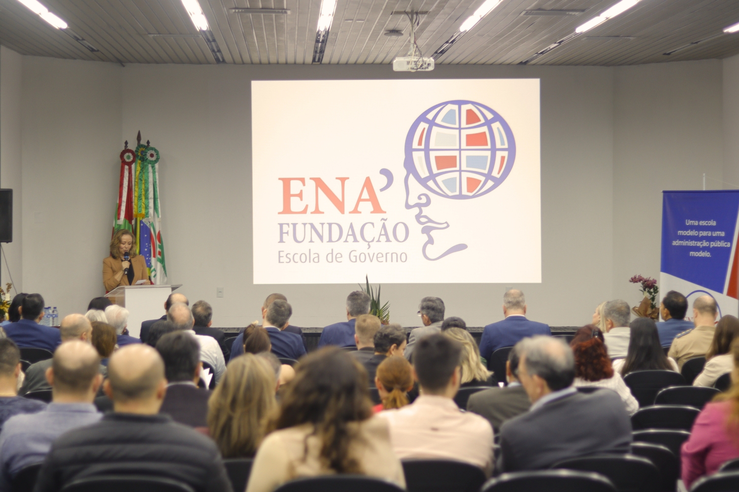Aula da Escola de Governo ENA