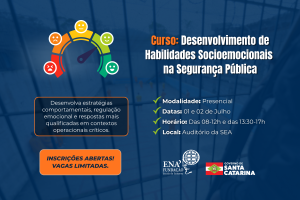 Escola de Governo ENA abre inscrições para Curso de Habilidades Socioemocionais na Segurança Pública